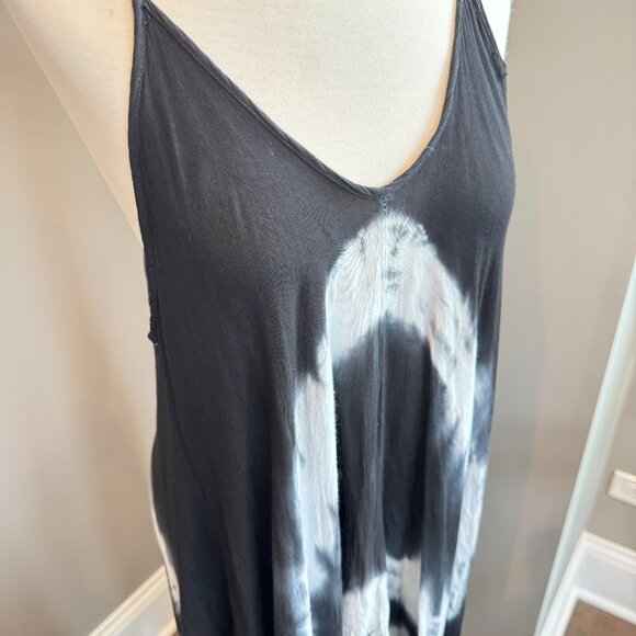 Raviya Black White Flowy Tie Dye Maxi Dress - Picture 4 of 12